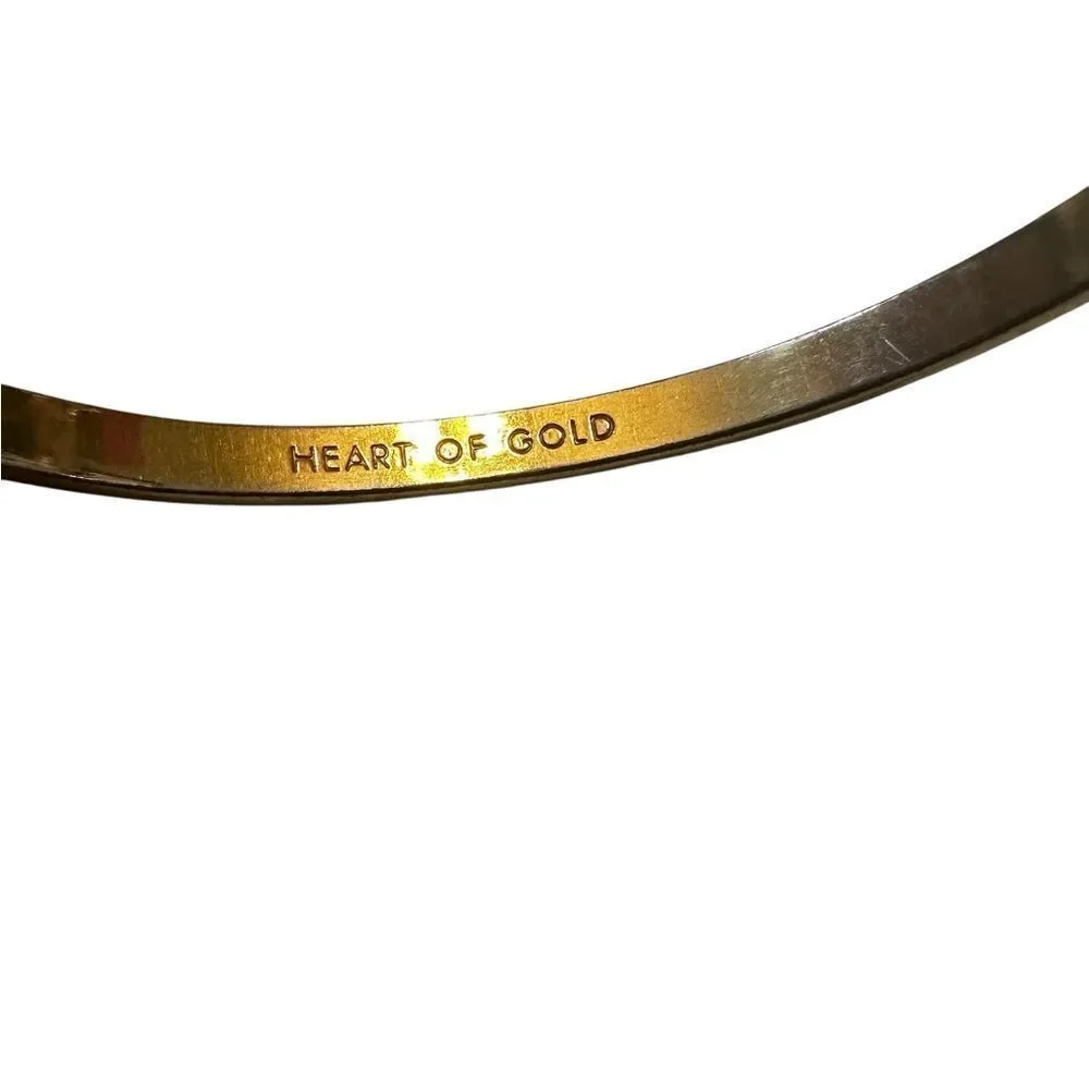 Kate Spade Gold-Tone “Heart of Gold” Bracelet - Picture 4 of 4
